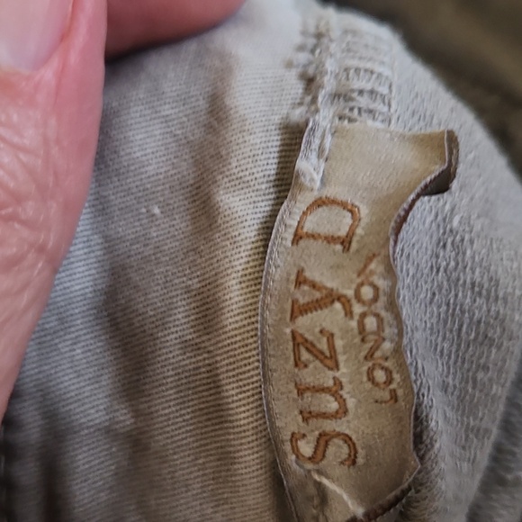 Suzy D London Military Jacket Taupe Large - Picture 7 of 7